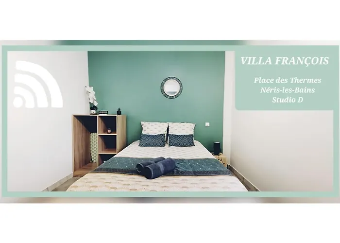 Villa Francois - Superbe T1 - D Au Pied Des Thermes De Neris - Wifi Avec Fibre